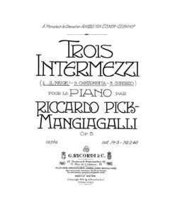 Alternative view of Pick-Mangiagalli, Riccardo