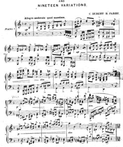 Parry, Hubert - Image 5