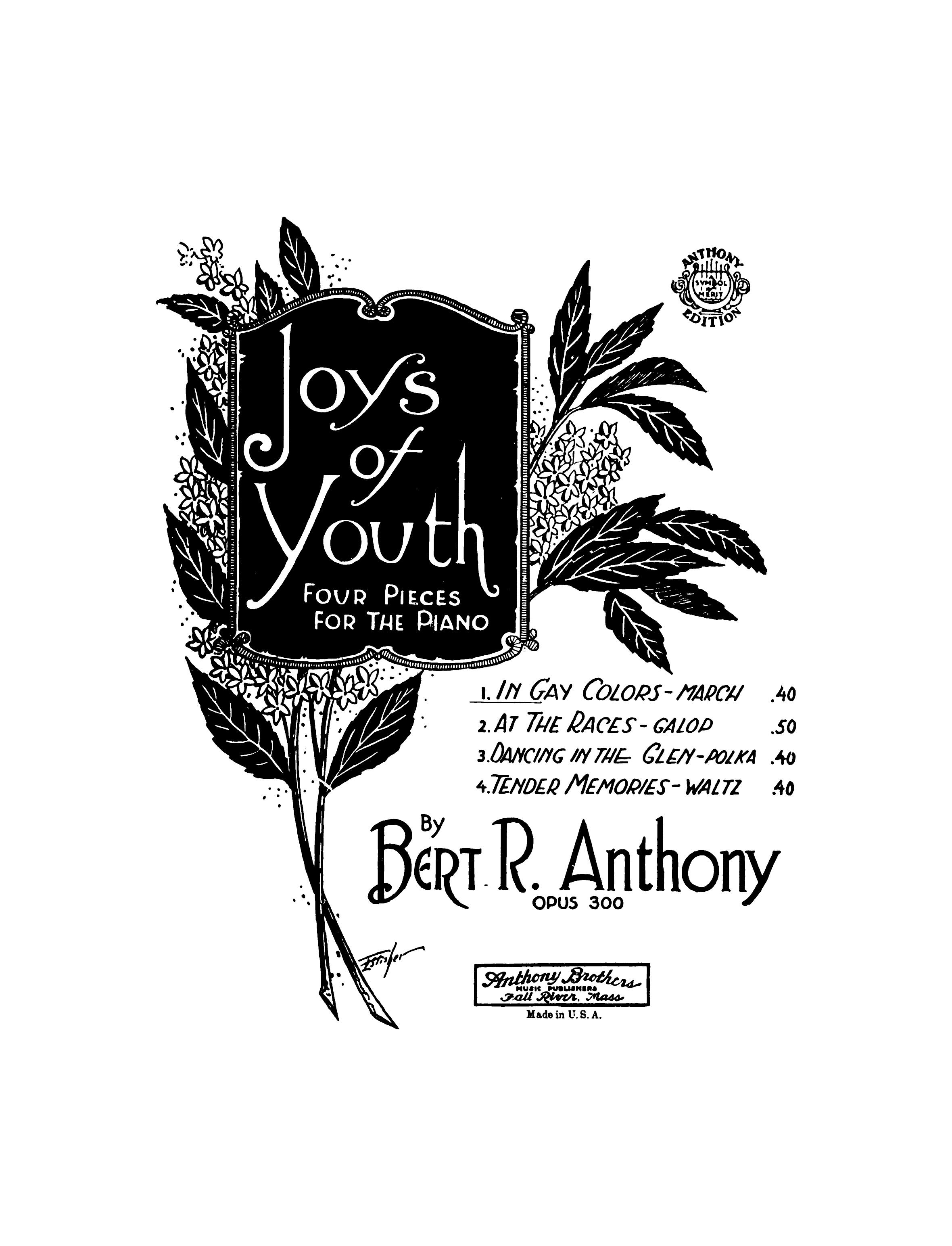 Anthony Bert R. - Joys of Youth Op.300 No.1 In Gay Colors-1