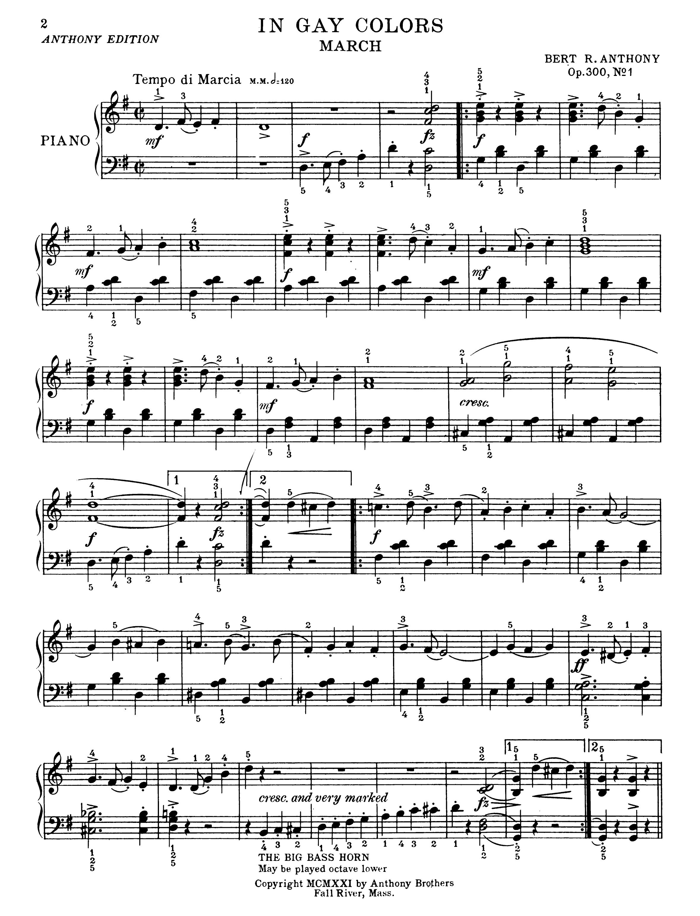 Anthony Bert R. - Joys of Youth Op.300 No.1 In Gay Colors-2