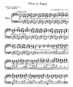Wrangel - Six Morceaux Op.1 No.1 Piece et Fugue-1