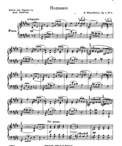 Wrangel - Six Morceaux Op.1 No.4 Romance-1